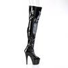 Pleaser - ADORE3011 Cuissardes à plateforme - Chaussures de pole dance - Noir Product image